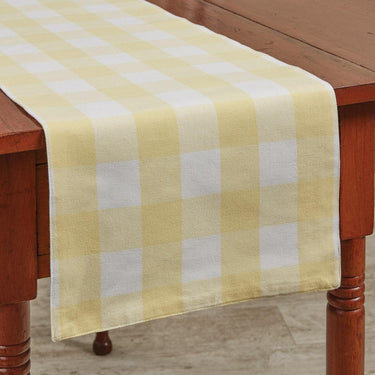 Wicklow Check Table Runners - Yellow Backed Park Designs - The Fox Decor